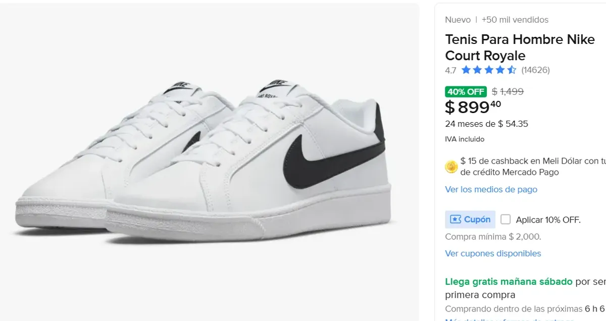 Tenis Para Hombre Nike 