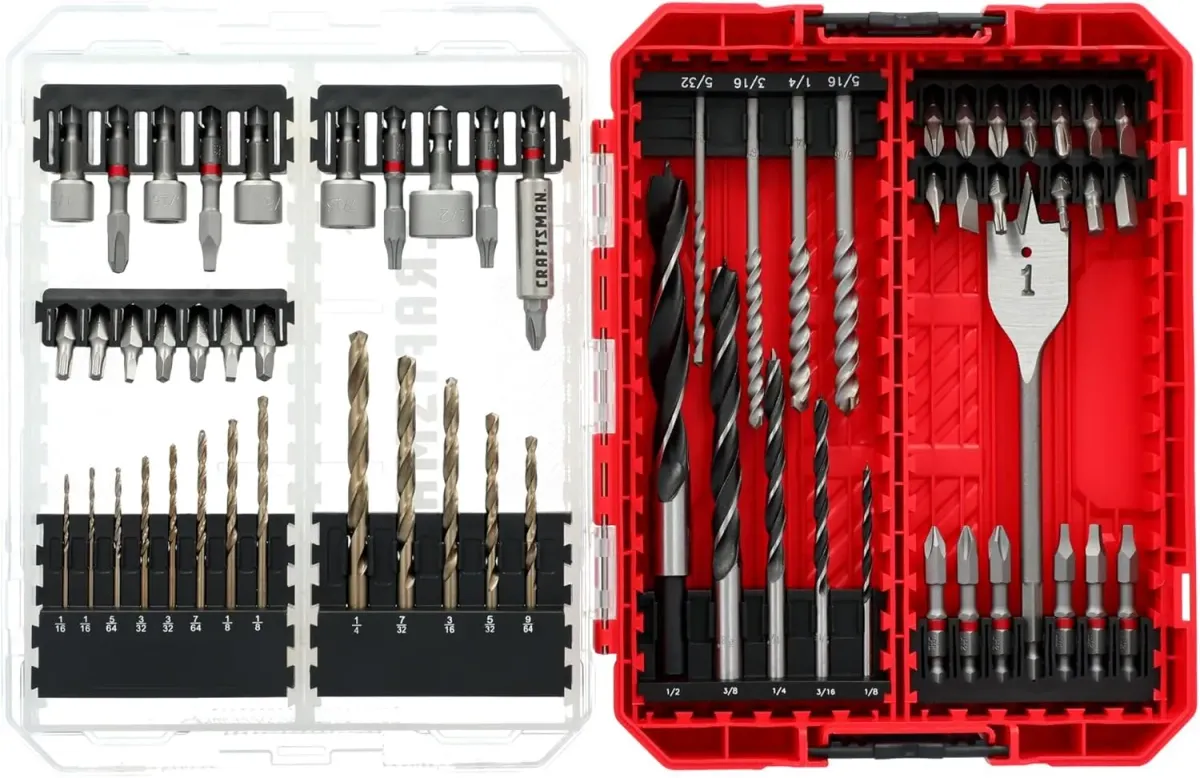 CRAFTSMAN - Juego de brocas de 60 piezas (CMAF1260)