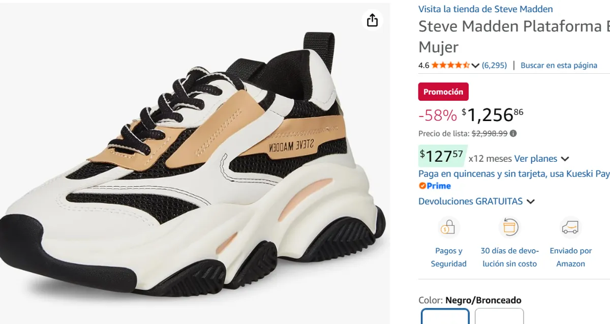 Steve Madden Plataforma 