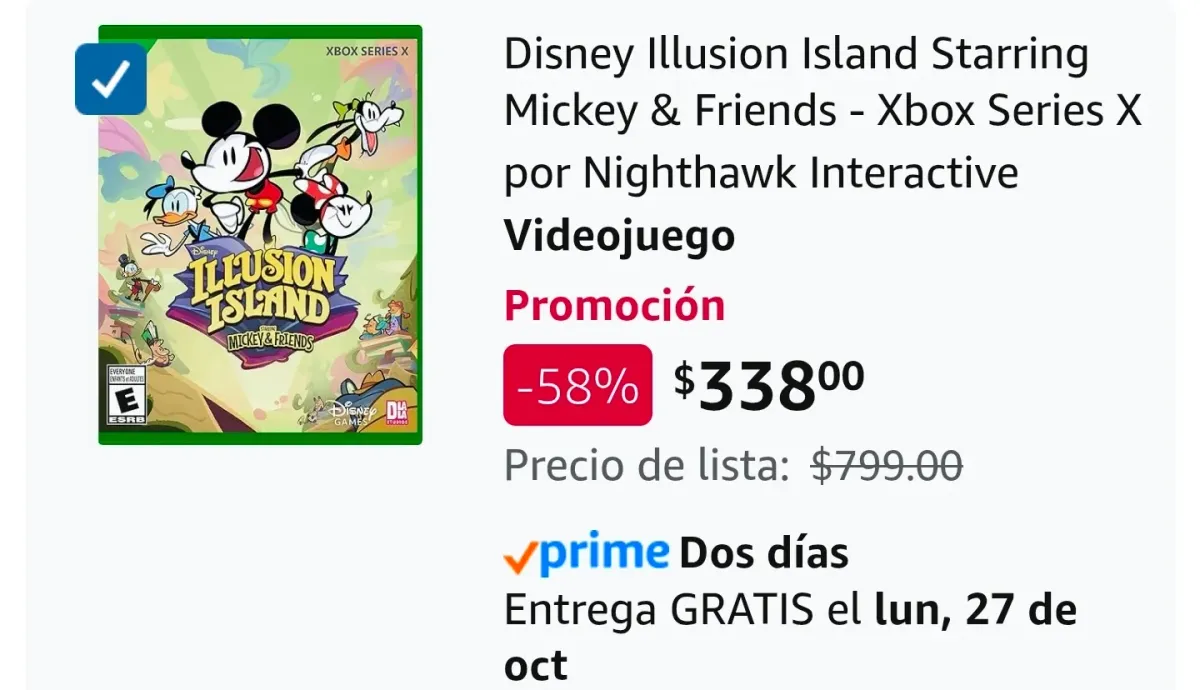 DISNEY ILLUSION ISLAND EN REMATE