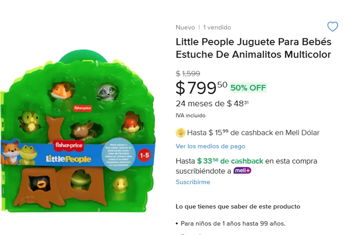 OFERTÓN LITTLE PEOPLE PARA LA BENDI