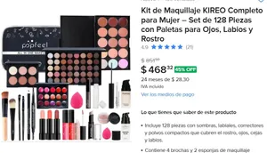 KIT DE MAQUILLAJE CON EL 45% OFF!! Y BAJA MAS CON CUPONES!! Kit de Maquillaje    
