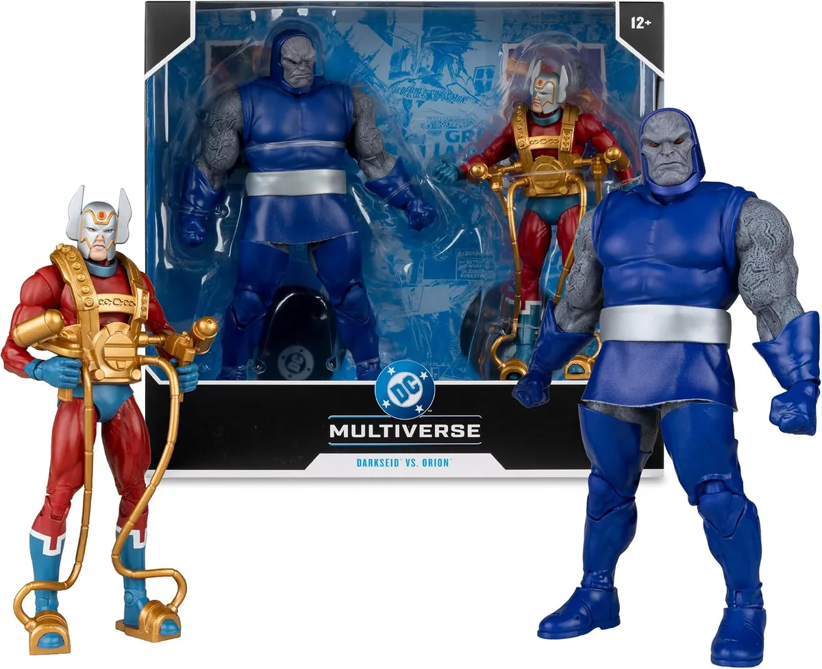 PACK DE DARKSEID VS ORION VENDIDO POR AMAZON MX