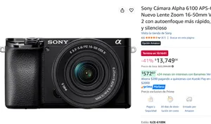Sony Cámara Alpha 6100 