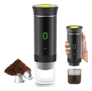 Cafetera Espresso Portátil Eléctrica Inalámbrica 3 En 1