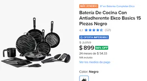 Batería De Cocina 15 Piezas 