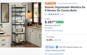 Estante Organizador 6 Niveles 