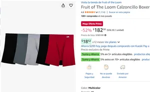 Fruit of The Loom Boxer 