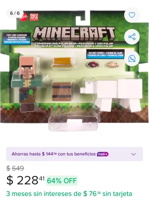 REMATE DE ALDEANO Y OSO DE MINECRAFT