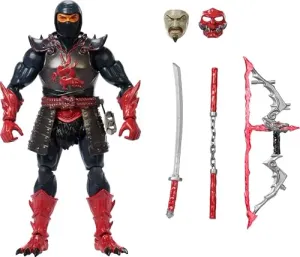 Masters of The Universe Masterverse Action Figure Ninjor, 30 articulaciones, Juguete Motu de 7 Pulgadas, diseño de Lujo, Accesorios de Armadura y Armas