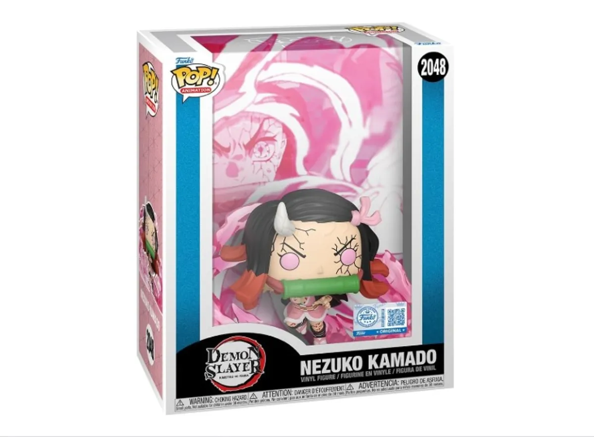 Funko Pop! Game Cover: Demon Slayer - Nezuko | Mercancía Oficial de Anime - Figura de Vinilo Coleccionable para Decoración - Regalo de Cumpleaños para Fans