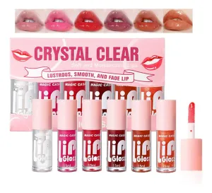 Set De 6 Aceites Para Labios Lip Glow Oil Gloss Hidratante