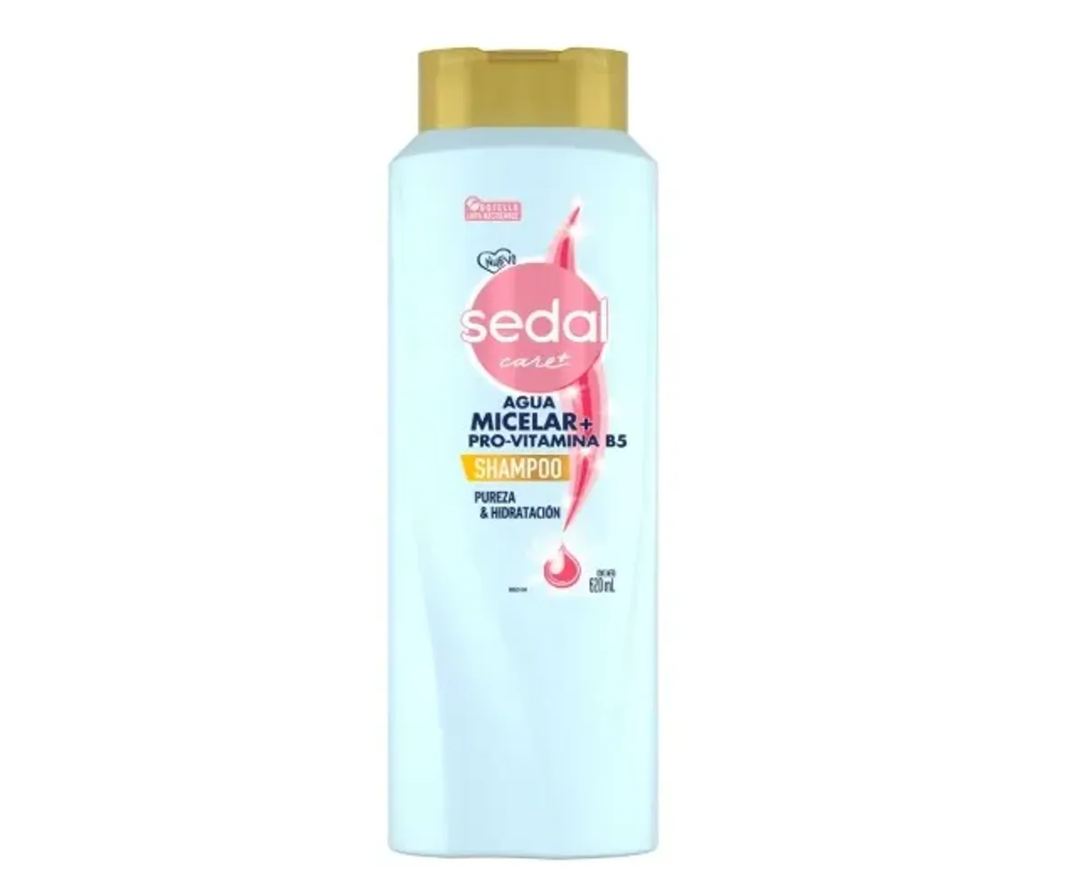 Sedal Shampoo Agua Micelar y B5 12 x 620ml