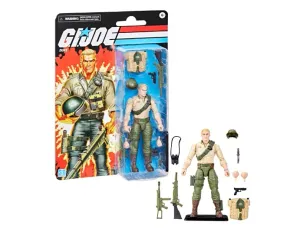 G.I. Joe Classified Series Retro Cardback Duke, Figura de acción Coleccionable de 6 Pulgadas con 10 Accesorios