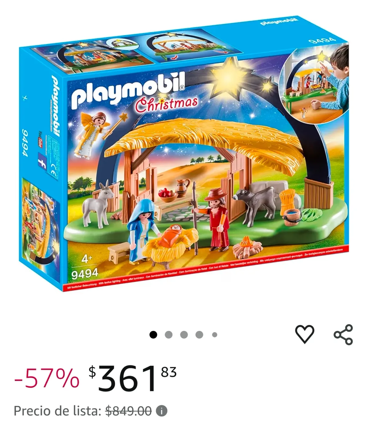 LIQUIDACION DE NACIMIENTO PLAYMOBIL