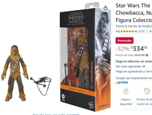Star Wars The Black Series, Chewbacca, Nueva Esperanza, Figura Coleccionable (15 cm)