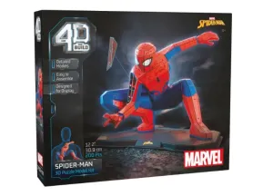 4D Build, Spider Man de Marvel en 3D, Rompecabezas para Adultos, Juguetes de construcción, Rompecabezas en 3D para Adultos y Adolescentes, coleccionables de Marvel, 195 Piezas, a Partir de 12 años