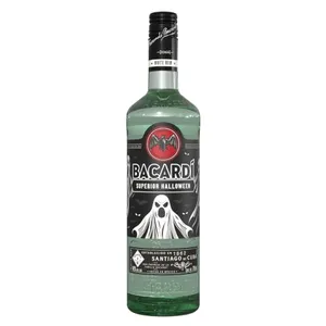 Bacardi, Ron, Carta Blanca Edición Limitada Halloween De 700 Ml, Ron Clásico, Suave Y Equilibrado, Ideal Para Coctelería