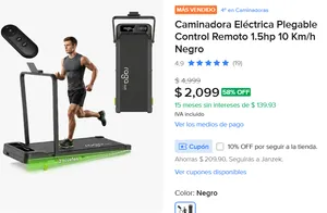 Caminadora Eléctrica Plegable 