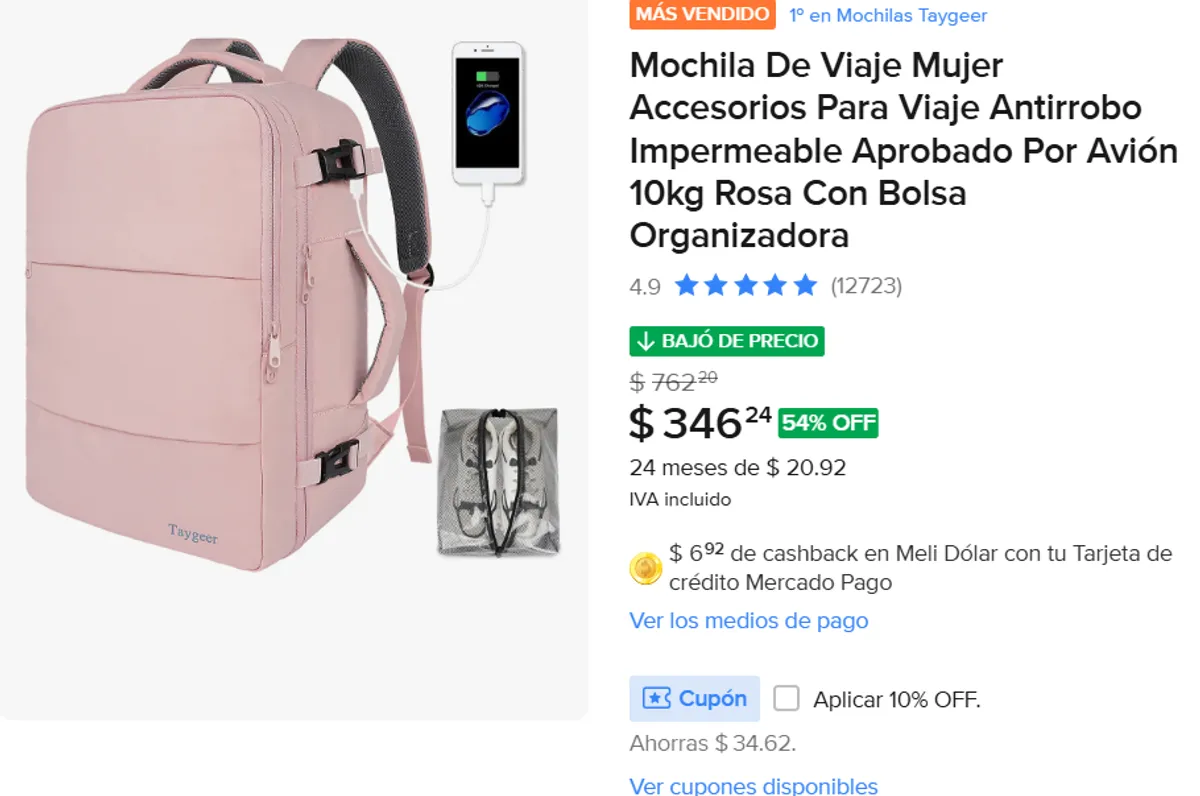 Mochila De Viaje 