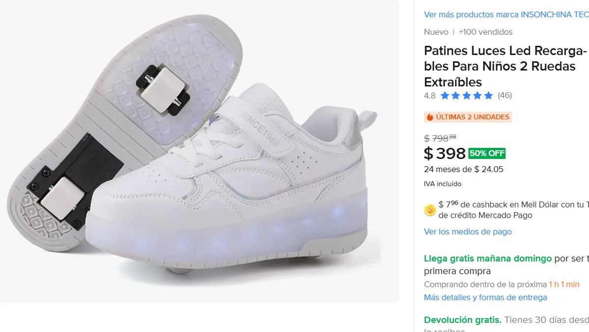 Patines Luces Led 