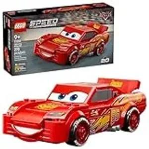 LEGO Speed Champions  Rayo Mcqueen de Cars  Pelcula de Disney Pixar  Set de Auto Disney  Decoracin  Inspirado en Cars a Partir de 9 Años  Idea de Regalo  77255