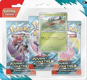 Pokémon TCG: Scarlet & Violet—Journey Together Three-Booster Blister - Yanmega