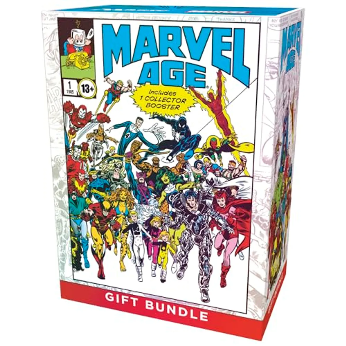 Magic: The Gathering Marvel Super Heroes - Paquete: Edición de regalo (paquete de lujo con 1 refuerzo de coleccionista, 9 potenciadores de juego, 30 tierras, 1 tarjeta Alt-Art + accesorios exclusivos)
