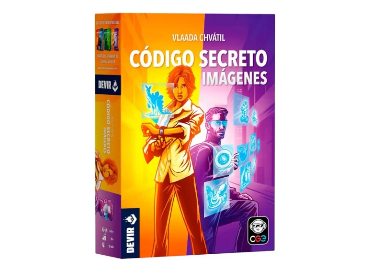 Código Secreto: Imágenes en Español. Juego de Mesa, Devir