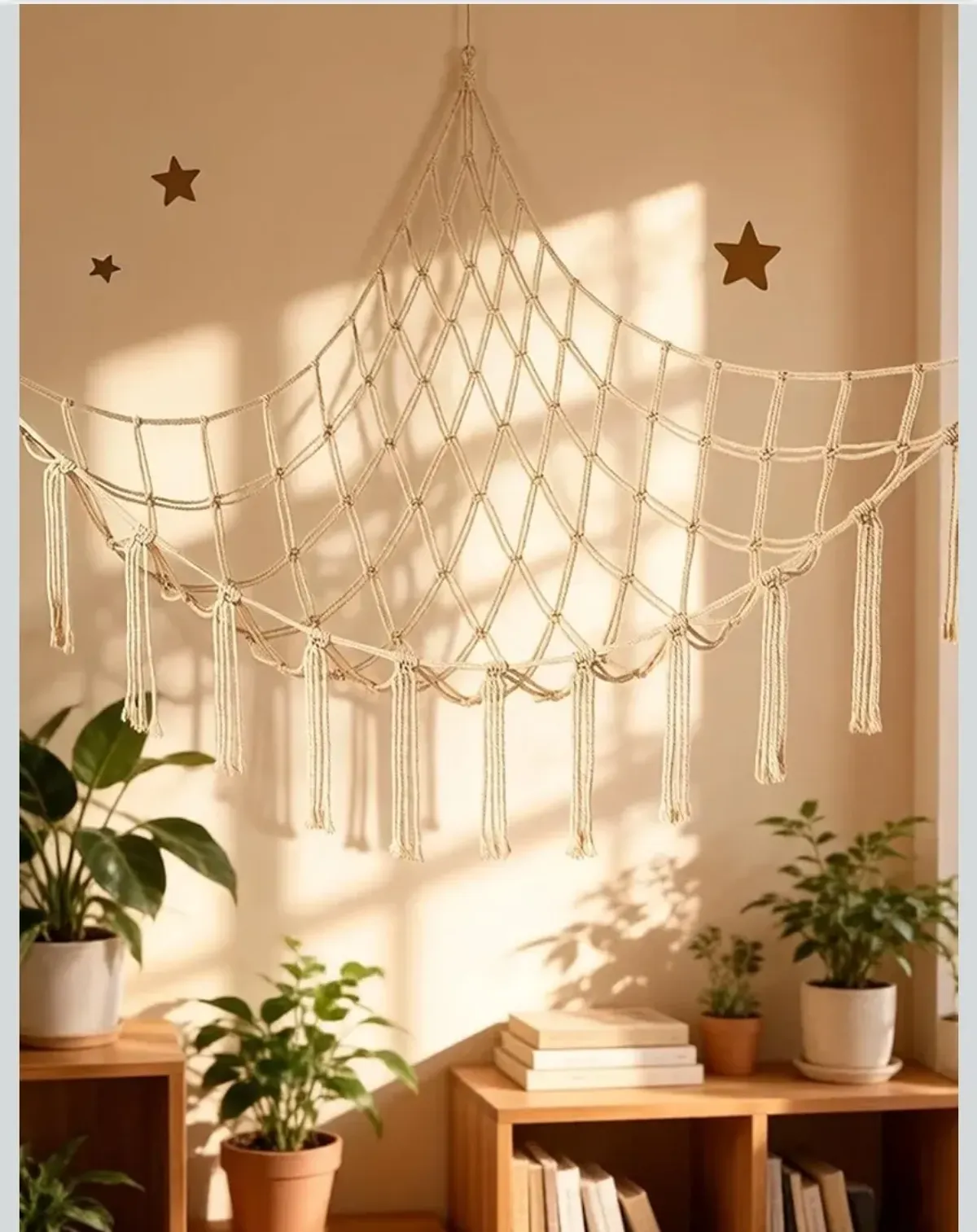 Hamaca grande de almacenamiento de animales de peluche en la esquina – Organizador de juguetes de peluche para decoración de pared del cuarto de