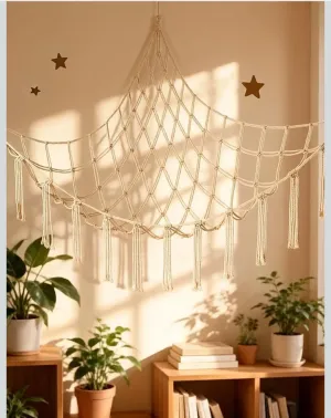 Hamaca grande de almacenamiento de animales de peluche en la esquina – Organizador de juguetes de peluche para decoración de pared del cuarto de