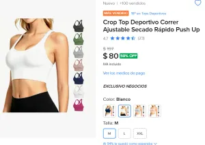 Crop Top Deportivo 