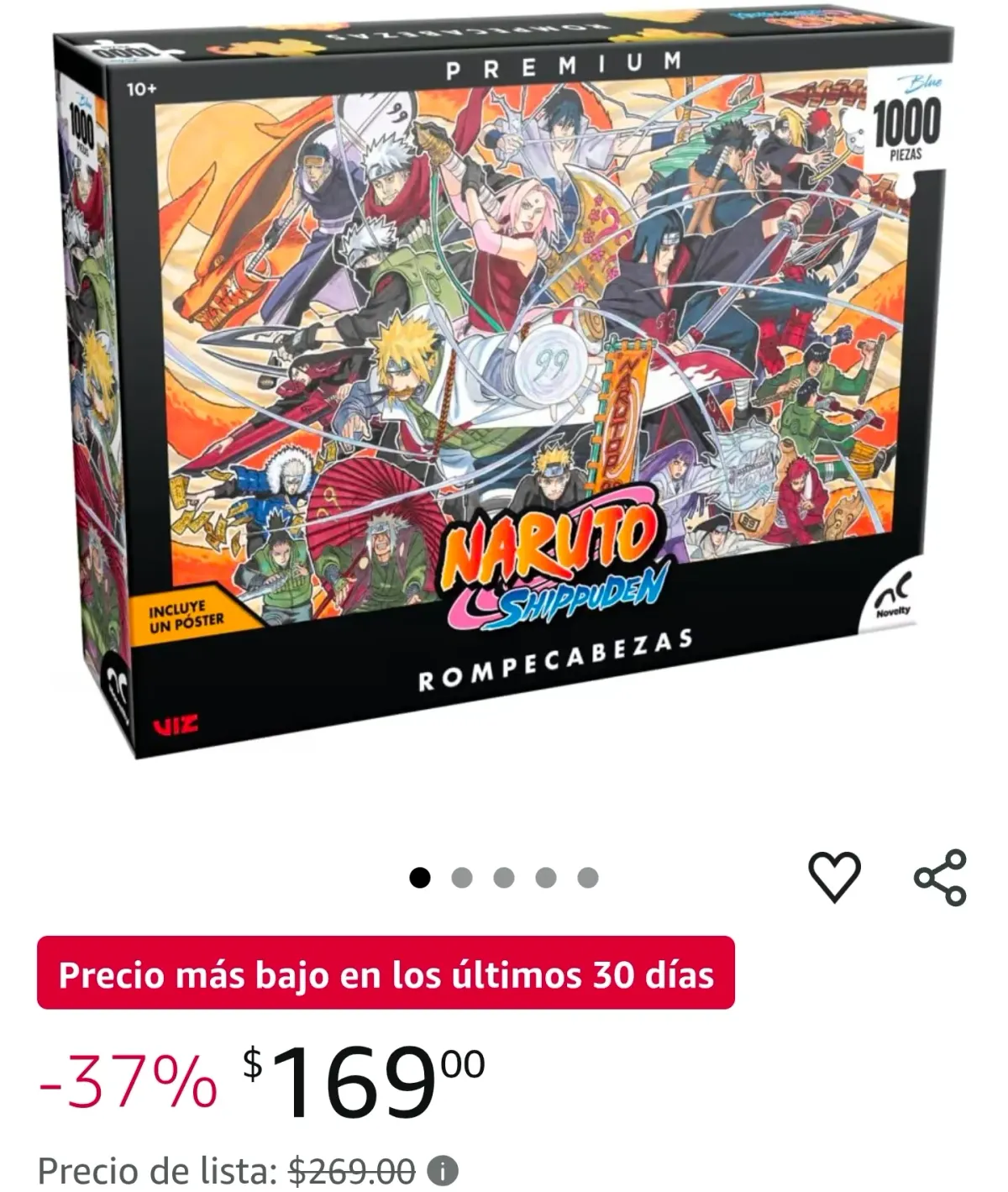 ROMPECABEZAS 1000 PIEZAS DE NARUTO8