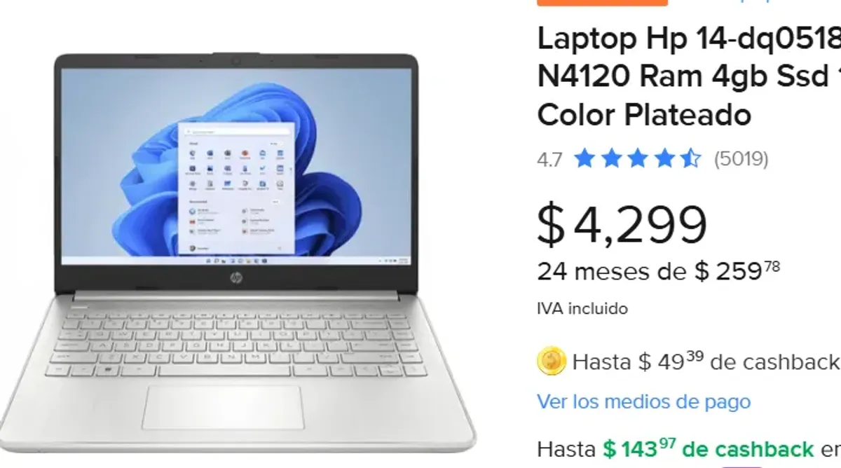 Laptop Hp 14