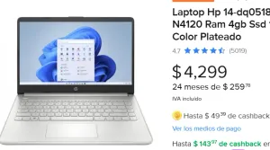 Laptop Hp 14