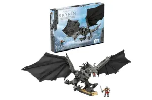 Mega Skyrim Juguete de Construcción Dragón Alduin a Partir de 17 años en adelante