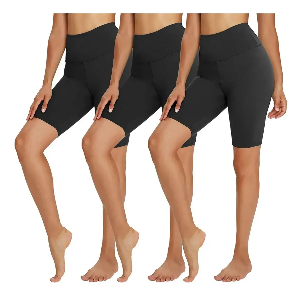Set 3 Short Deportivo Biker Licra Mujer Gym Yoga Super Soft