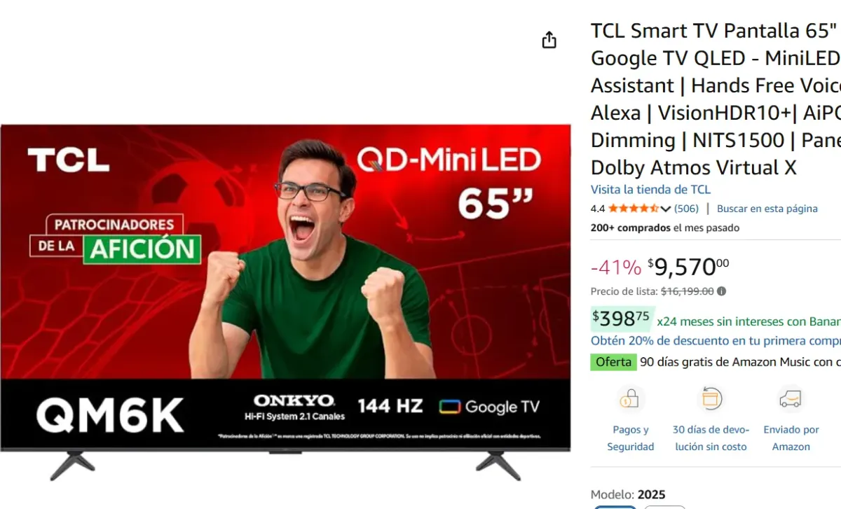 Smart TV 65" 