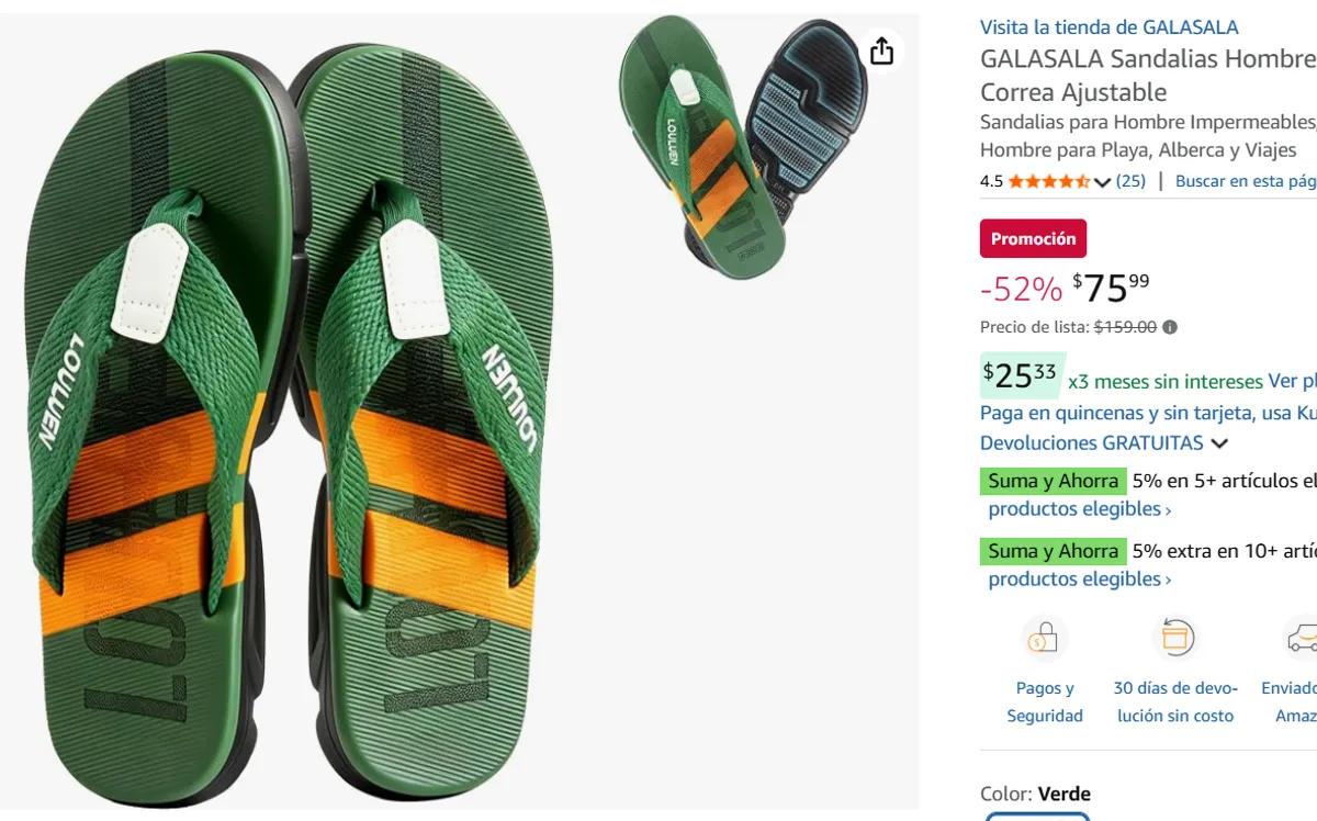 huaraches Hombre 