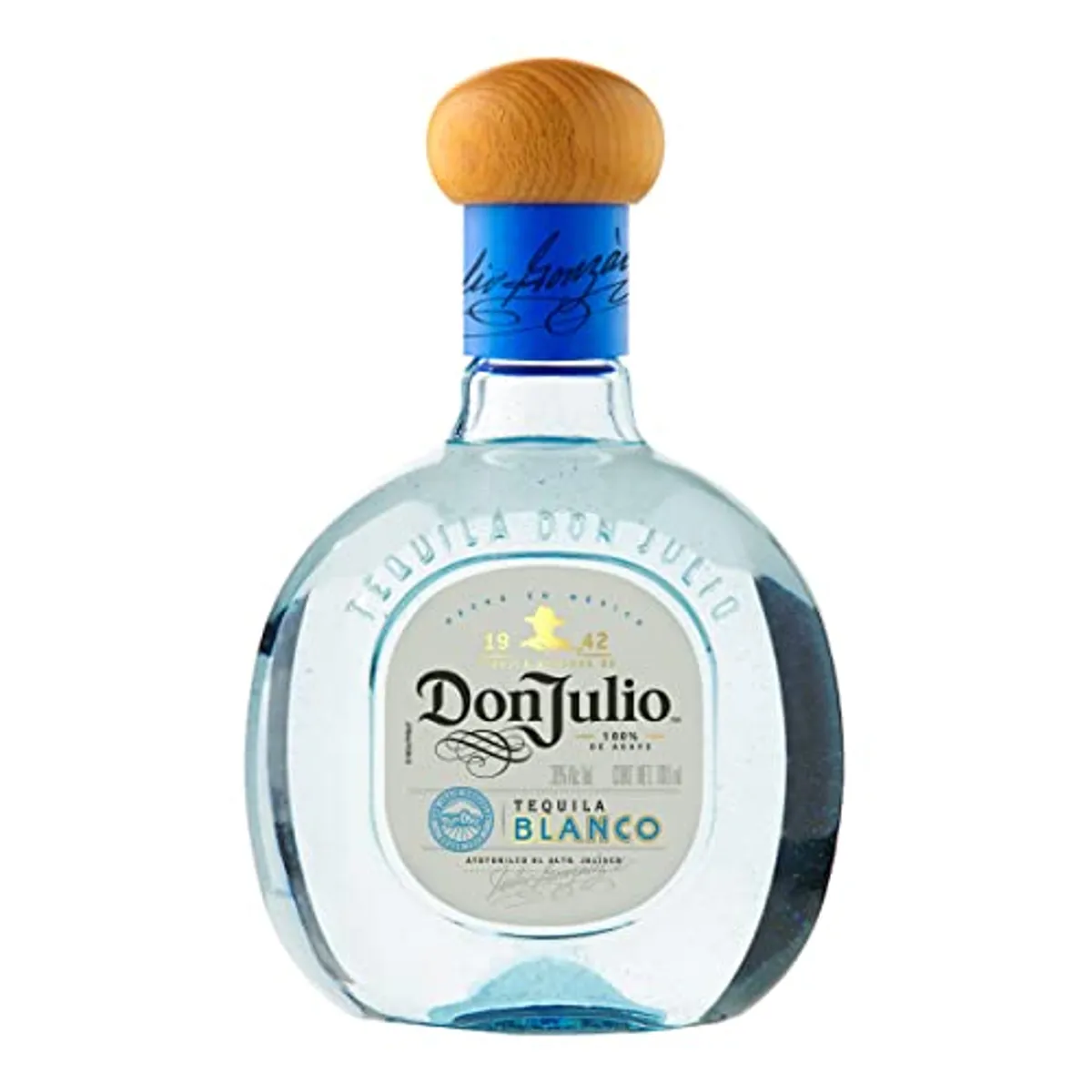 Don Julio, Tequila Blanco 700ml, Sabor Ligeramente Dulce a Agave, Notas Suaves, Limpio y Fresco