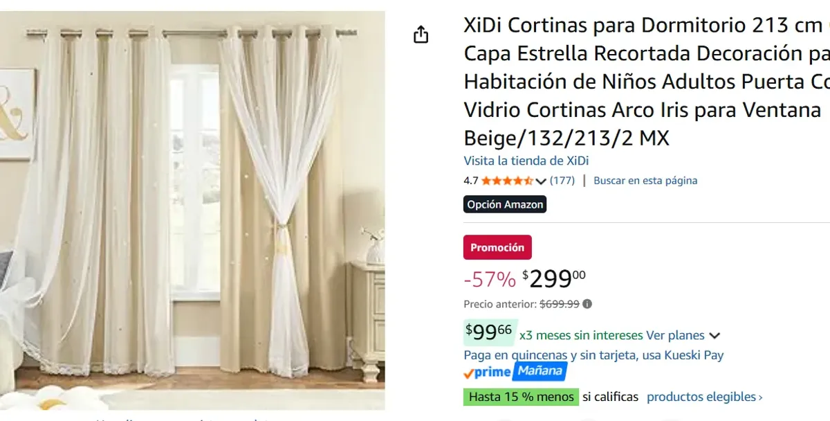Cortinas para Dormitorio 