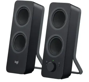 Logitech Z207 Sistema de Bocinas Bluetooth para PC, Sonido Estéreo, 10W de Pico, Entrada Audio 3.5 mm, Toma Auriculares, Multidispositivos, Ordenador/TV/Smartphone/Tablet - Negro