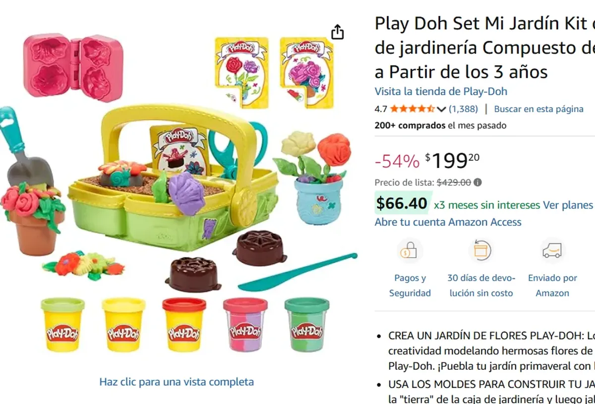 Play Doh Set Mi Jardín 