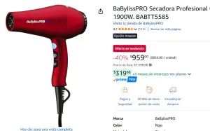  Secadora Profesional 