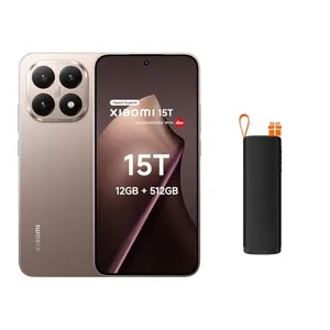 XIAOMI 15T – Smartphone 12GB RAM 512GB ROM, Oro Rosa + Bocina Sound Outdoor | Pantalla 6.83" 120Hz | MediaTek Dimensity 8400-Ultra | Cámara Leica Summilux con Lente Óptico | Carga Rápida 67W