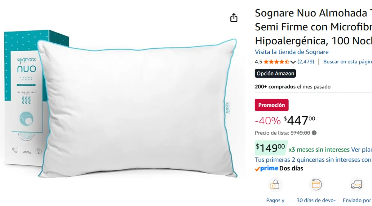 Sognare Almohada 