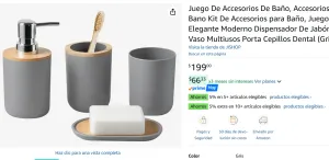 Juego De Accesorios De Baño