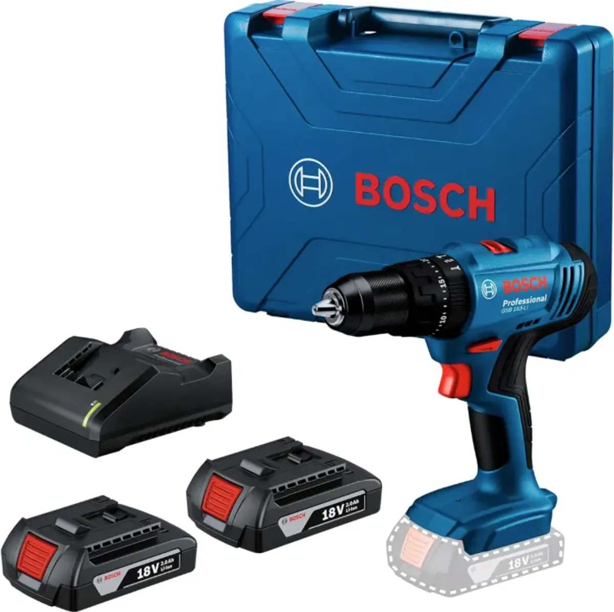 Bosch Rotomartillo inalámbrico GSB 183-LI 2Baterias+Maletin