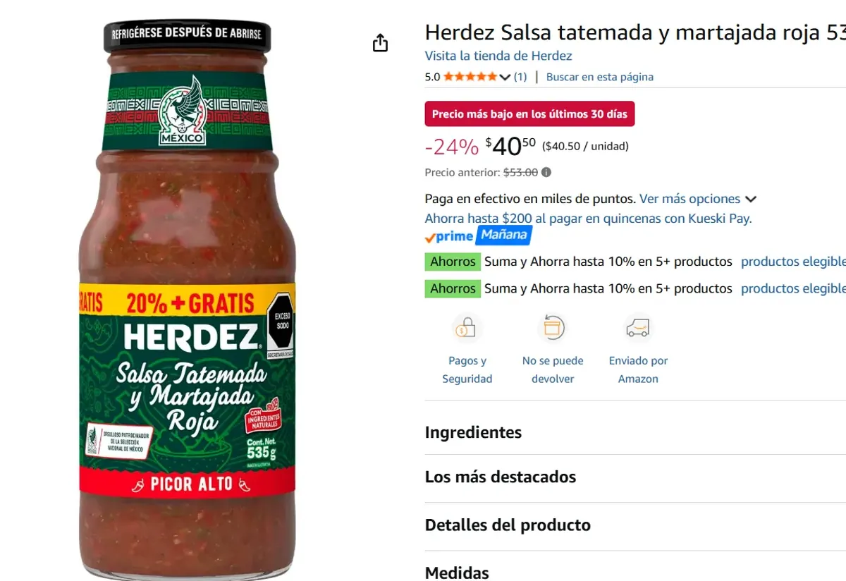 Salsa tatemada y martajada 