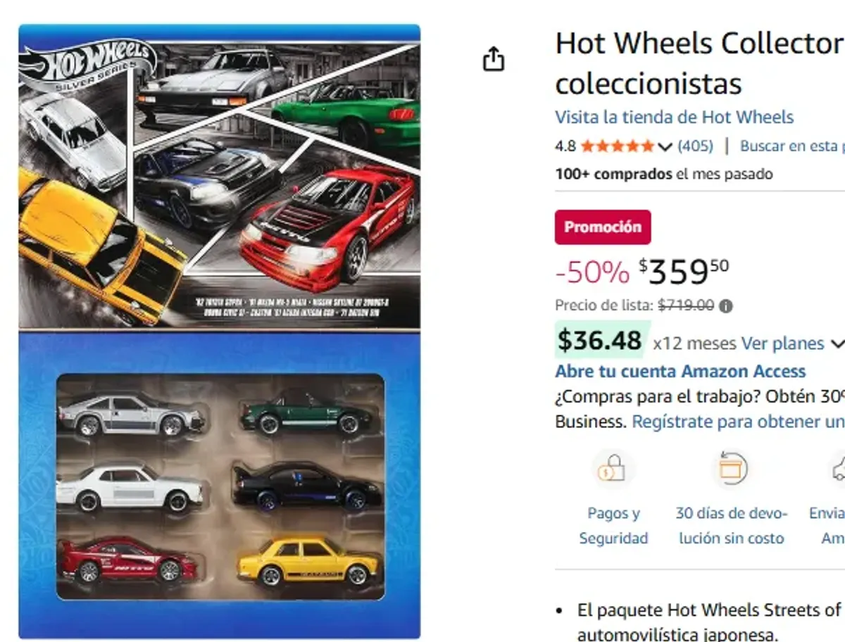 PACK AUTOS HOT WHEELS SILVER SERIES